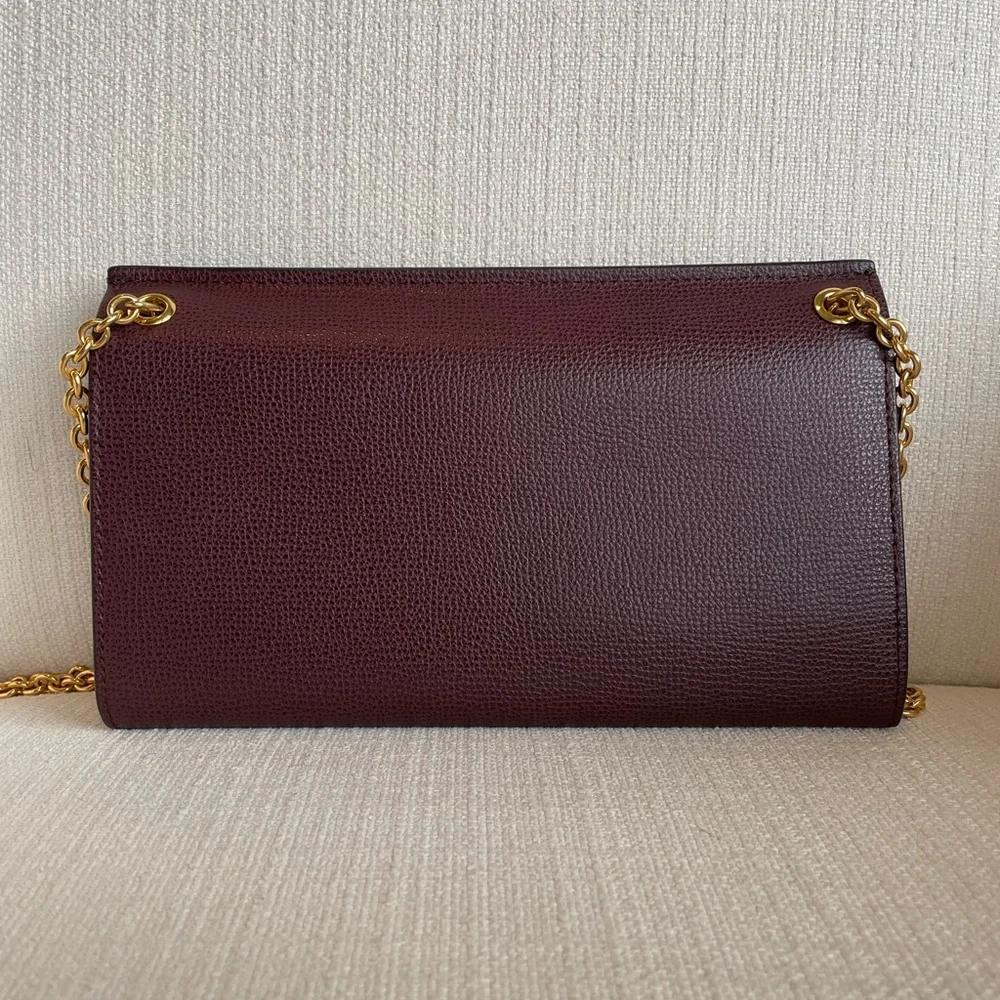 Mulberry Amberley Clutch crossbody in Burgundy - Picture 2 of 14